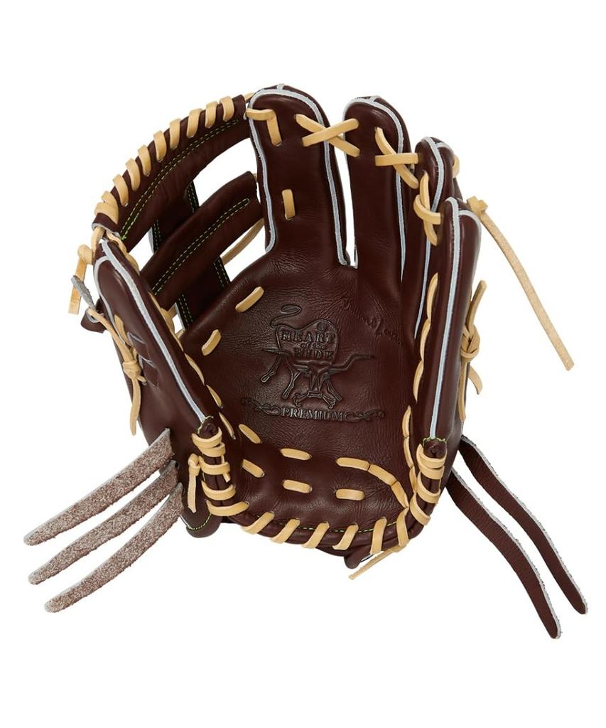 Rawlings PREMIUM GH5HPN62 Baseball Throw HOH® Glove, Hardball, Infielder's, Espresso, 11.25 Inches, Right-Handed