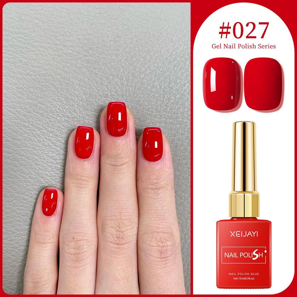 XEIJAYI 15ml Solid Color Nail Gel - 72 Color Options for Nail Art Salons