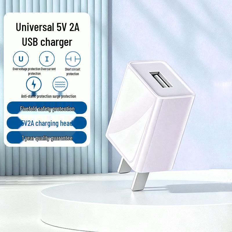 5V2A Dual-Port USB Power Adapter Charger with 3C Certification