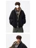 Trendy Reversible Faux Rabbit Fur Men's Winter Jacket: Cool, Warm, Retro Hooded Cotton Coat for Couples