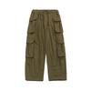 Retro overalls men's and women's spring and autumn trousers new design sense multi-pocket drawstring wide-leg casual trousers