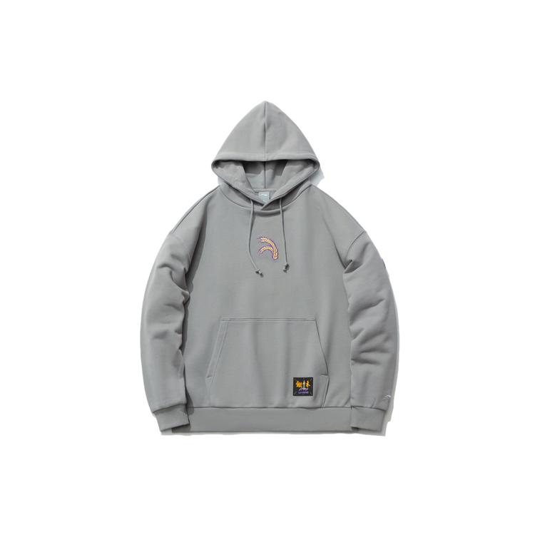 Li Ning Sports Fashion Collection Sweatshirt Men's Gray AWDR641-2