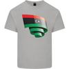 Curled Libya Flag Libyan Day Football Unisexs Light Cotton TShirt