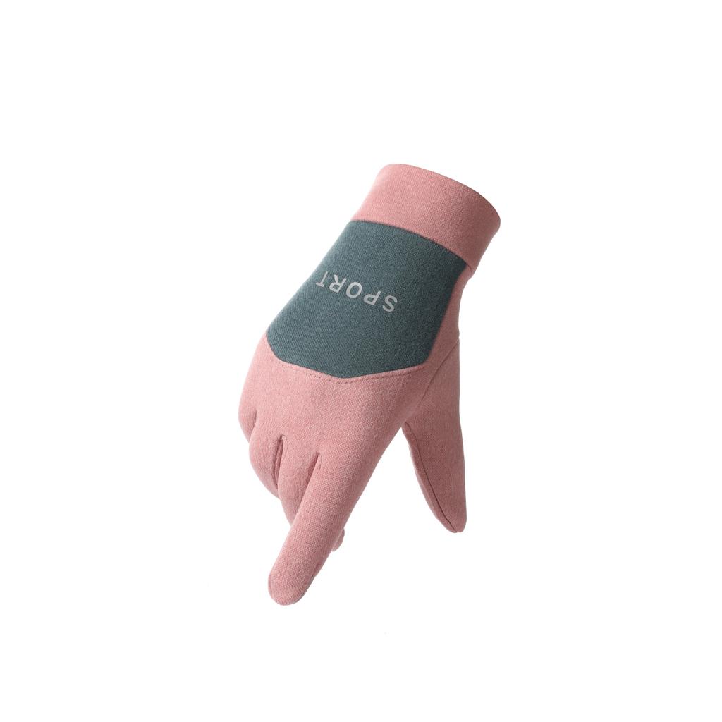 Winter Windproof Waterproof Plus Velvet Warm Touch Screen Autumn and Winter Outdoor Riding Single Layer Composite Gloves