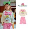 Available Now! BE25 Kids' Autumn/Winter Two-Piece Set: Cartoon Dancing Cat Hoodie & Pants for Toddlers and Young Children.