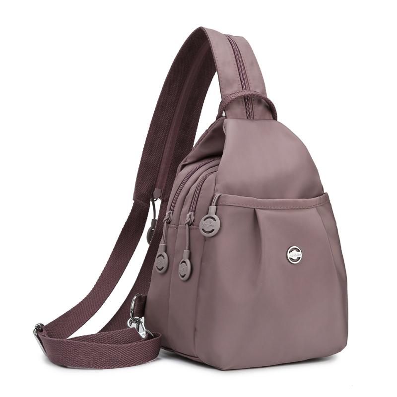 Fashion Women's Chest Bag Multi-Functional Oxford Shoulder Bag Large Capacity Backpack