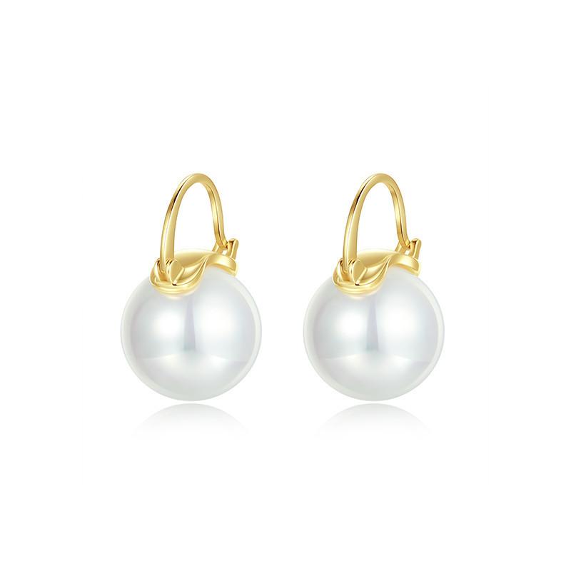 

Temperament Niche, Unique Large Pearl Earrings, Women S Earrings, High-End U-Shaped Earrings, Earrings золотий