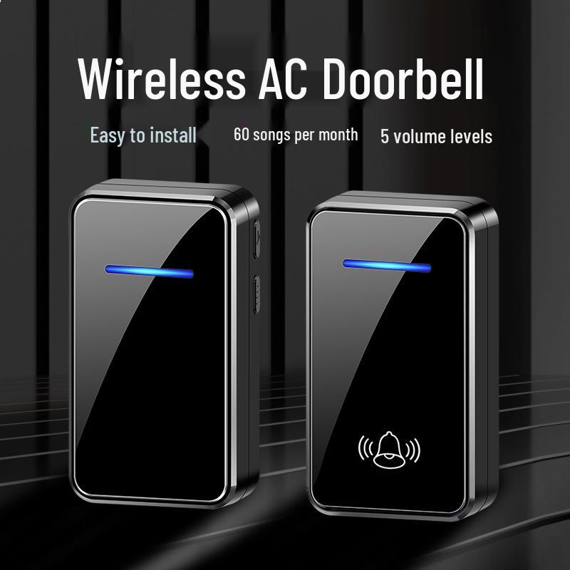 Ultra-Long Range Wireless Doorbell with Remote Entry Control and One-to-One Call Button for Home, Elderly, and Patients