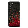 Black Red Ripple Art Phone Case for Samsung Galaxy S26 S25 S24 S23 S22 S20 S21 FE Ultra S25 Edge Plus 5G Soft TPU Cover Fundas
