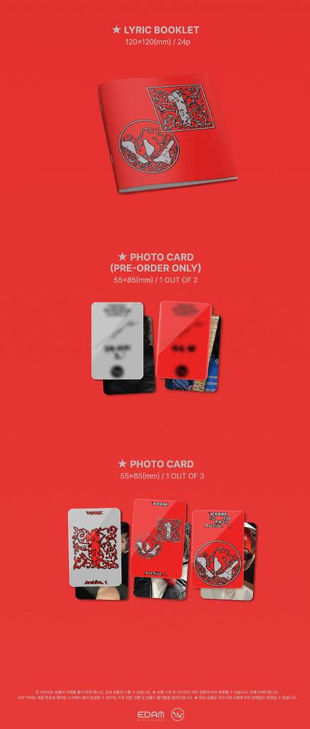 Main Jewel WOODZ 1 1st Album Album with Tracking Korean artist Sealed Cho Seungyoun (Full Set + + Key) Archive.