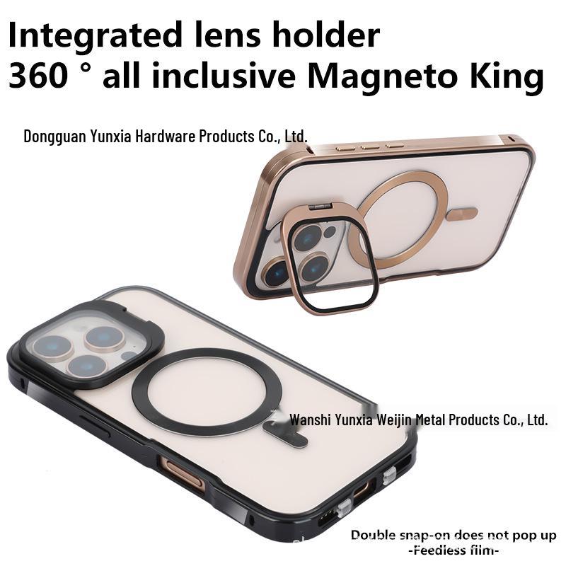 Apple iPhone 17 Pro Max Magnetische HD Magsafe Hülle mit Ständer für iPhone 16 Objektiv