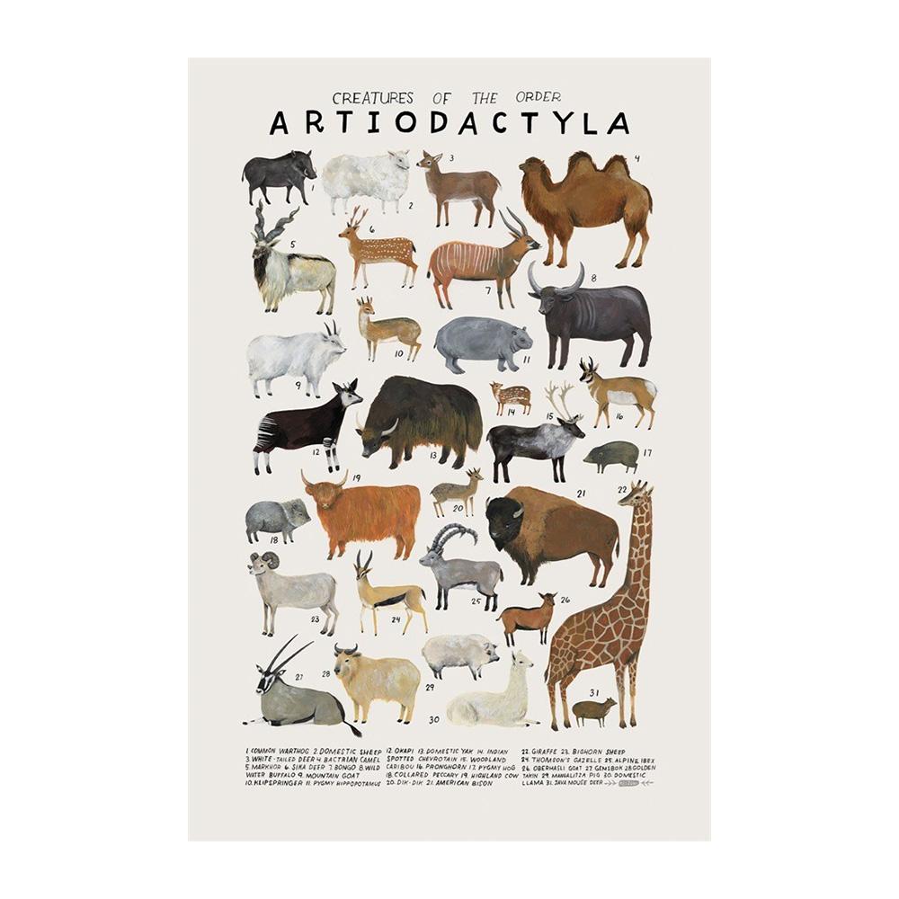 Abstract Marine Organisms Jellyfish Whale Squid Fishes Posters Canvas Painting and Prints Wall Art Picture for Room Home Decor