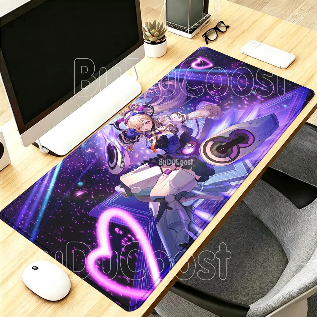 Gaming Arknights Endfield Liino Larger Mouse Pad Office Keyboard Overlock Esports Mousepad PC HD Printing Non-slip Base Desk Mat