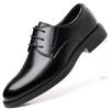 Four Seasons Leather Shoes Men's Business Dress Gentleman's Leather Shoes Low Top Lace-Up Casual Leather Shoes Men's Wedding Shoes Men's