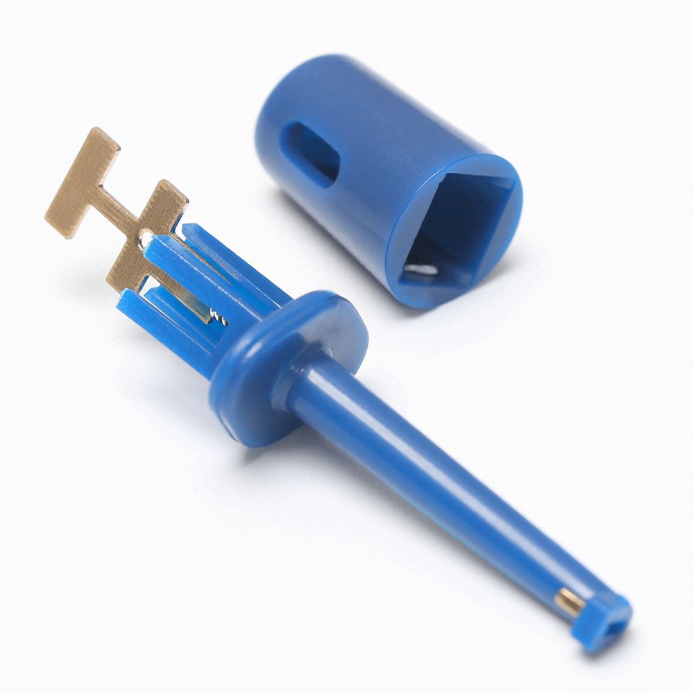 Random New Mini Grabbers Connector Hook Clip Multimeter Lead Wire Test Probe Electronic Testing