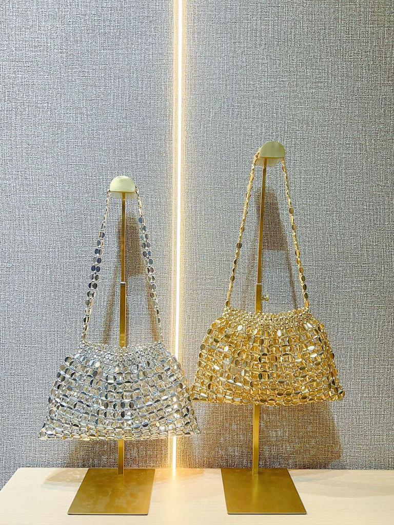 Women's Exclusive Textured Woven Crossbody Bag - Chic Underarm & Evening Bag