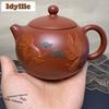 260ml Classic Yixing Purple Clay Teapots Handmade Xishi Pot Raw Ore Dahongpao Mud Kettle Zisha Tea Set Tea Ceremony Craft Gift