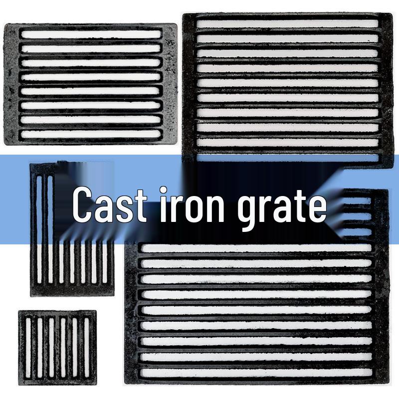 Cast Iron Stove and Furnace Grate Set: Round, Square, and Bridge Designs for Boilers and Bathhouses