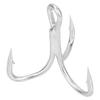 Fishing Hook ened Barbed High Strength Metal Treble Hooks Fishhook (20pcs*6#)