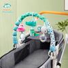 Happy Monkey Newborn Clip-On Mobile Toy: Bed, Stroller, Car Clip & Rattle Ornament.