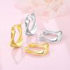Orstarry S925 Silver Earring Versatile and Stylish Twisted Cord Earrings For Women Birthday Gift Silver Jewelry