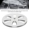 Empty Takeup Reel 1/4 7 Inch Empty Reel Aluminum Alloy 6 Hole Open Reel Sound Tape Empty Reel Opening Machine Part