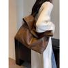 Herbst und Winter Einzel Schulter Schräg Gurt Tasche Damen Vielseitig Große Kapazität Aktentasche PU Retro Temperament Tragetasche High-End Gefühl