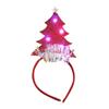Xmas Tree/Santa's Hat/Elk Merry Christmas LED Hairband Christmas Cosplay Headband  New Year