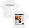 Rapper Kevin Kaarl Ultra Sodade Tour Cover T Shirt Men Women Harajuku Vintage High Street T-shirts Cotton Oversized T-shirt