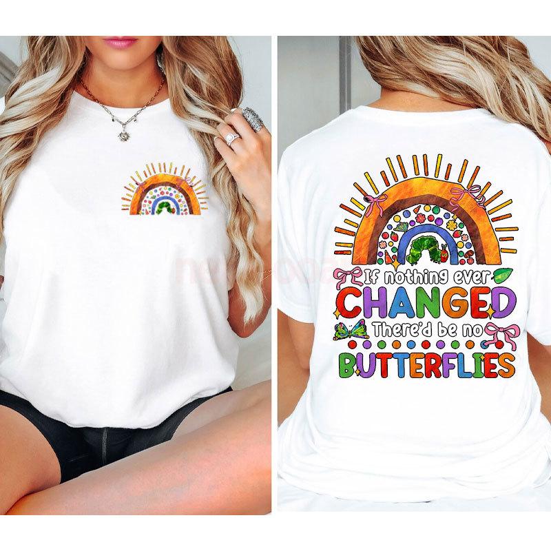 Funny Very Hungry Caterpillar Unisex TShirt Children Bookish Printing Tshirt Book Lover Gift Hungry Caterpillar Fruits Tee Tops S