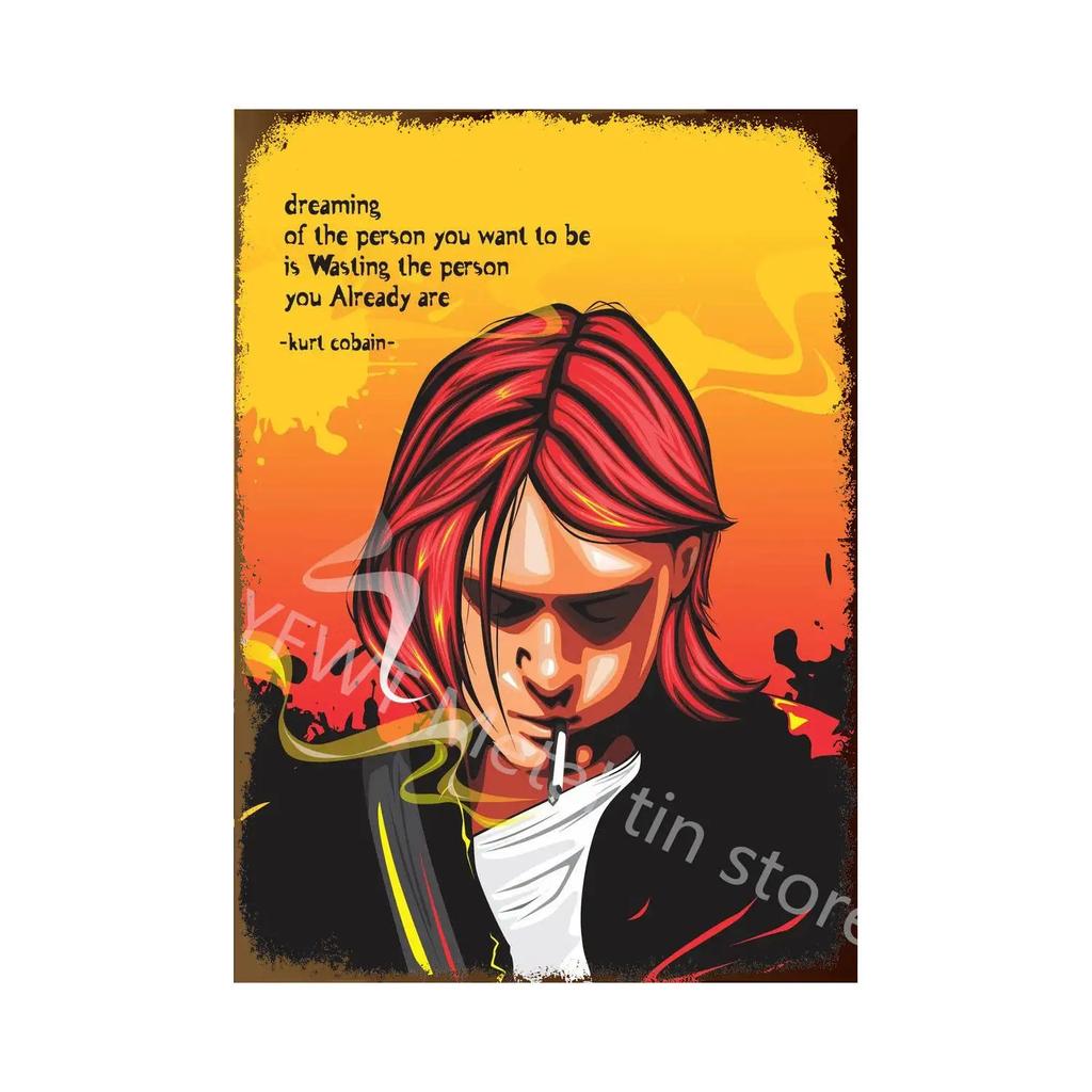 Vintage Music and Guitar Lovely Gift Metal Tin Signs Wall Decor Art Posters Bar Retro Plaques Painting Home Decor