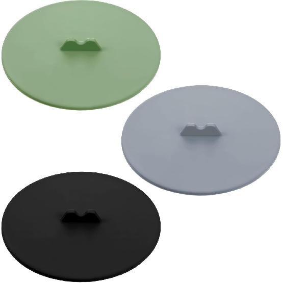 Silicone Cup Covers Silicone Lids for Cups Reble Silicone Mug and Cup Lids Food Grade Anti-dust Airtight Seal Lids for Steeping Coffee and Tea (3PCS)