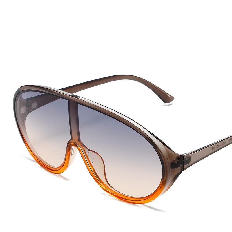 non-polarized Oversized Fashion Sun Glasses Women New Mirror Sports Goggle for Outdoor Cycling Trendy Stylish Brand Design Shades