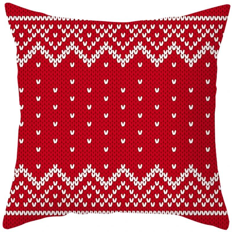 Christmas Themed Pillowcases Car Accessories Office Santa Claus Living Room Sofa Home Pillowcases