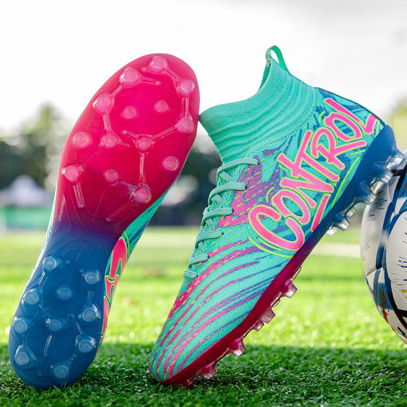 Neue Herren Fußballschuhe Rutschfeste Fußballschuhe Outdoor Drop Shipping Futsal Spiel Training Professionelle Unisex Sportsneaker FG/TF