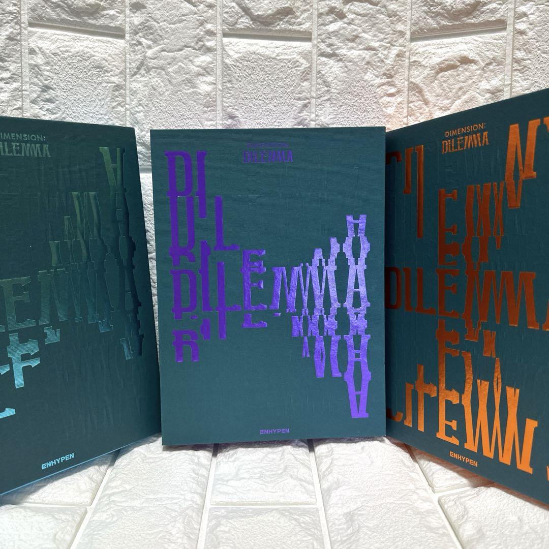 

[USED] Set of 3 ENHYPEN CD DIMENSION DILLEMMA