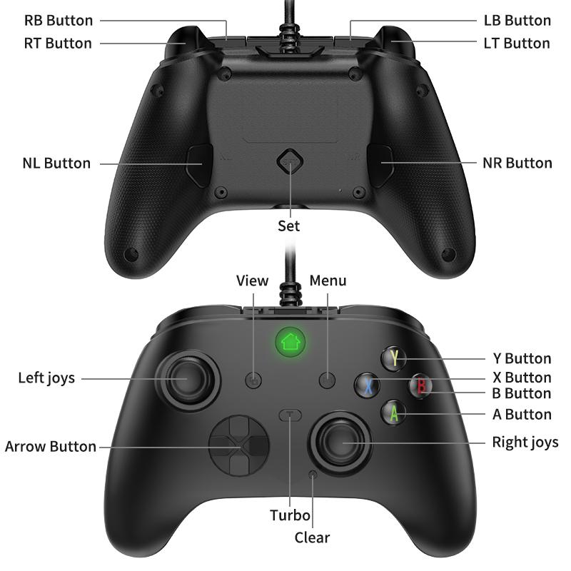 For Andriod Wired Controller Support Multi-Platform Gamepad for PS3 /PC /Android Smartphone/Steam Gamepad Joystick
