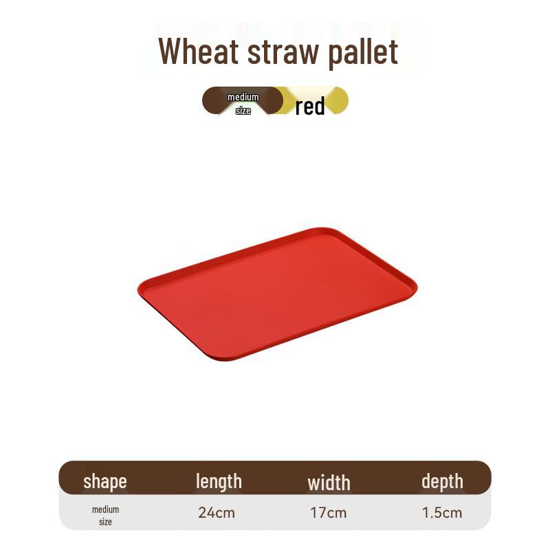 European Style Rectangular Plastic Serving Tray