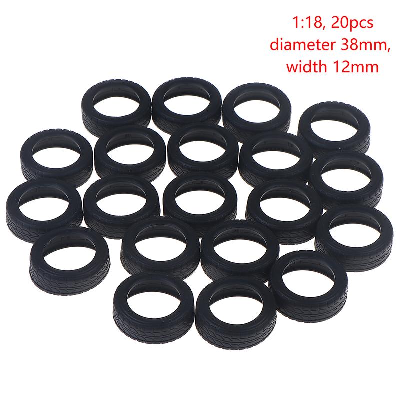 10/20/50Pcs 1/18 1/24 1/43 Tire Skin Car Model Miniature Scene Display Accessories For Model Lovers Collection Gifts