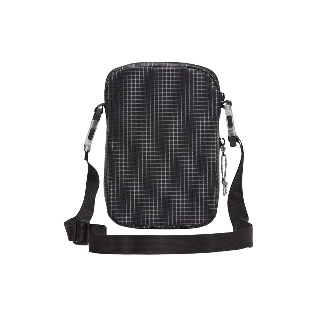 Nike Zip Closure Crossbody Bags Unisex Black Gray (Unisex) Crossbody Bags CV1408 010