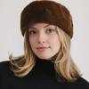 Faux Fur Lined Winter Headband Solid Color Ear Warmer with Elastic Telescopic Straps Earmuff Headscarf