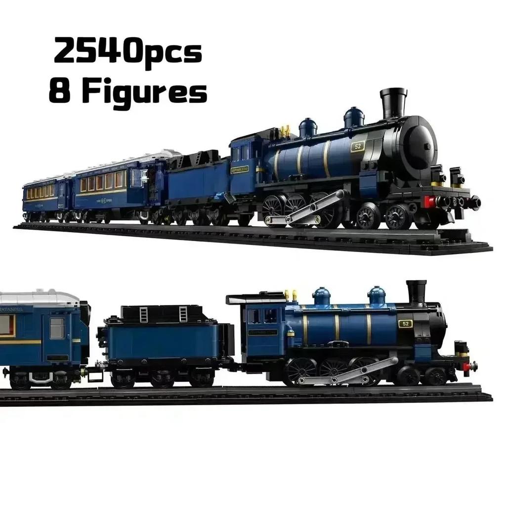2025 NEW Express Train Building Blocks Set 140th Anniversary Luxury Train Bricks DIY Toys for Children Gifts