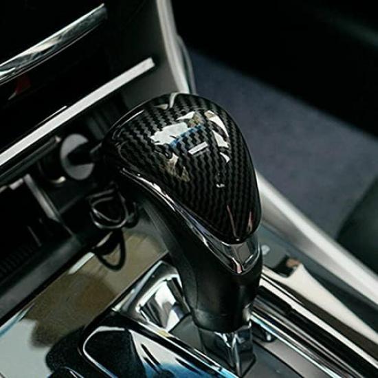 For 2014 2015 2016 2017 Honda Accord 9th 9.5th Gear Shift Lever Knob Trim Carbon Fiber ABS