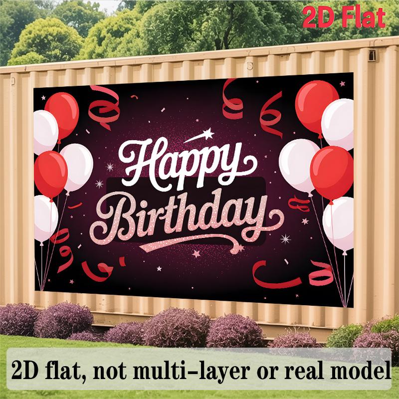 Party Backdrop Flat Event Photo Background Birthday Event Decor