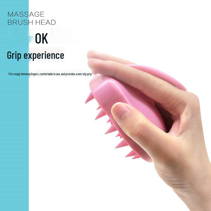 Smooth Silicone Anti-itch Scalp Massager Hair Therapy Shampoo Brush