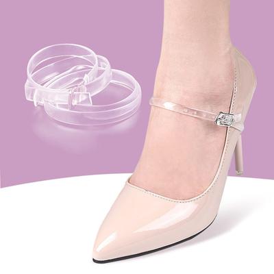 1 Pair Anti-skid High Heel Straps Clear Universal Heels Decorations Shoelaces