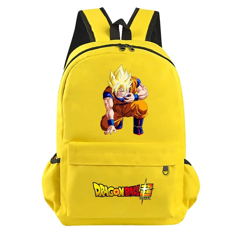 Anime Dragon Ball Printed Boy Girl Schoolbag Student Boy Girl Schoolbag Document Bag Children Teenager Breathable Bagpack Waterproof School Bag