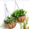 8/10 Inch Round Wire Plant Holder Metal Hanging Basket Coconut Liner Lining Plants Flower Garden Pot for Home Balcony Decoration