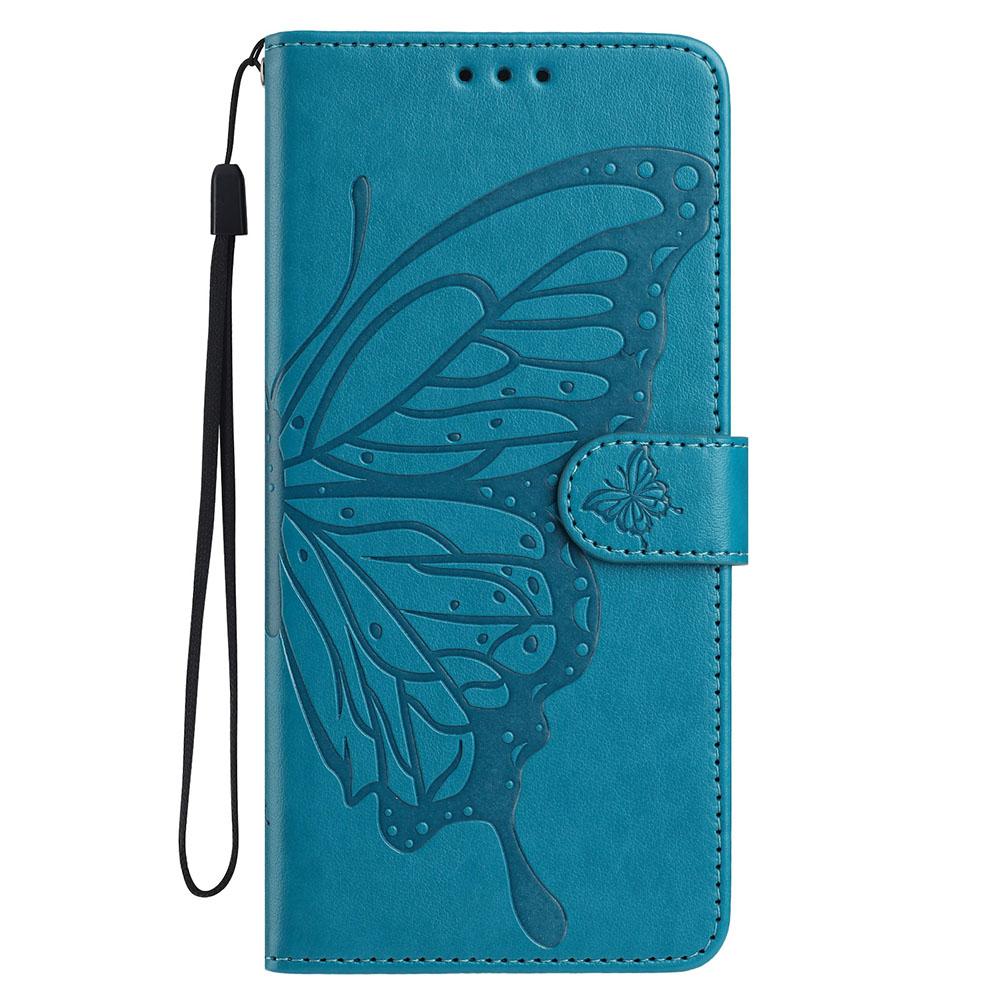 Butterfly Flower Leather Phone Wallet Case Book For Moto G Play Edge G 5G G10 G20 G22 G30 G32 G40 G60 G62 G71S G73 G82 G86 Cover
