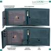 Denial Hunter Aqua Leather Wallet for Men | Leather Mens Wallet with RFID Blocking | Wallets Men Leather